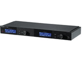 Shure SLXD4Q+TA=-G57 SLXD4Q+ Digital 19 Quad Receiver with 19 rack mount kit, includes two 1/4-wave antennas and short BNC cables for front mounting