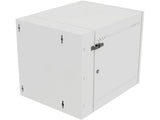 Vertiv GL24WMCMM-W-SC-00-00 WM Premium 12Ux24x32 Gray, Rails feature a horizontal/vertical cable tie down pattern and provisions for optional cable management D rings