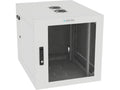Vertiv GL24WMCMM-W-SE-AF-00 WM Premium 12Ux24x32 Fan Gray, Rails feature a horizontal/vertical cable tie down pattern and provisions for optional cable management D