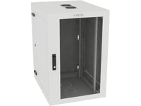 Vertiv GL36WMCMM-W-SH-AF-00 WM Premium 19Ux24x32 Fan Gray, Rails feature a horizontal/vertical cable tie down pattern and provisions for optional cable management D