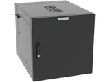 Vertiv GL24WMCMS-B-SE-AF-00 WM Premium 12Ux24x32 Fan Gray, Rails feature a horizontal/vertical cable tie down pattern and provisions for optional cable management D