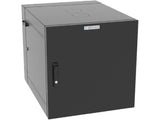 Vertiv GL24WMCMS-B-SH-00-CM WM Premium 12Ux24x32 Gray, Rails feature a horizontal/vertical cable tie down pattern and provisions for optional cable management D rings