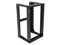 Vertiv GL36SR-B SR 19Ux21x18 Gray - 180-degree positive stop with stay open hinge pins - Obround pattern for cable cinch straps