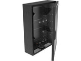 Vertiv GL36WLP-B-SH-AF WLP WM 6-10 Ux27x10 FanGray - Provisions on bottom for fan assembly - Reversible mounting for left-hand or right-hand opening
