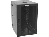 Vertiv GL36WMCMM-B-SC-AF-CM WM Premium 19Ux24x32 Fan Gray - Reversible mounting for left-hand or right-hand opening - Provisions on top and bottom for fan assembly