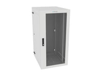 Vertiv GL48WMCMP-W-SH-00-CM WM Premium 25Ux24x32 Gray - Offset mounting rails create nearly 3.5 in of dedicated cable management space between the rail and side