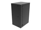 Vertiv GL48WMCMS-B-SC-00-00 WM Premium 25Ux24x32 Gray - Offset mounting rails create nearly 3.5 in of dedicated cable management space between the rail and side