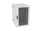 Vertiv GL36WMCMP-W-SC-00-00 WM Premium 19Ux24x32 Gray - Offset mounting rails create nearly 3.5 in of dedicated cable management space between the rail and side