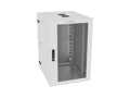 Vertiv GL36WMCMP-W-SC-AF-CM WM Premium 19Ux24x32 Fan Gray - Offset mounting rails create nearly 3.5 in of dedicated cable management space between the rail and side