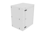 Vertiv GL36WMCMP-W-SE-00-00 WM Premium 19Ux24x32 Gray - Offset mounting rails create nearly 3.5 in of dedicated cable management space between the rail and side