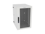 Vertiv GL36WMCMP-W-SE-00-00 WM Premium 19Ux24x32 Gray - Offset mounting rails create nearly 3.5 in of dedicated cable management space between the rail and side