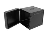 Vertiv GL24WMCMP-B-SE-AF-00 WM Premium 12Ux24x32 Fan Gray - Offset mounting rails create nearly 3.5 in of dedicated cable management space between the rail and side