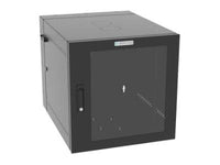 Vertiv GL24WMCMP-B-SH-00-00 WM Premium 12Ux24x32 Gray - Offset mounting rails create nearly 3.5 in of dedicated cable management space between the rail and side