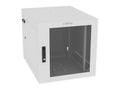 Vertiv GL24WMCMP-W-SC-00-CM WM Premium 12Ux24x32 Gray - Offset mounting rails create nearly 3.5 in of dedicated cable management space between the rail and side