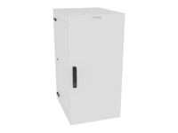 Vertiv GL48WMCMS-W-SE-00-00 WM Premium 25Ux24x32 Gray, Rails feature a horizontal/vertical cable tie down pattern and provisions for optional cable management D rings