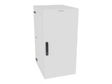 Vertiv GL48WMCMS-W-SE-00-CM WM Premium 25Ux24x32 Gray, Rails feature a horizontal/vertical cable tie down pattern and provisions for optional cable management D rings