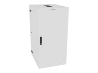 Vertiv GL48WMCMS-W-SE-AF-00 WM Premium 25Ux24x32 Fan Gray, Rails feature a horizontal/vertical cable tie down pattern and provisions for optional cable management D
