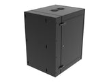 Vertiv GL36WMCMS-B-SE-AF-CM WM Premium 19Ux24x32 Gray, Rails feature a horizontal/vertical cable tie down pattern and provisions for optional cable management D rings