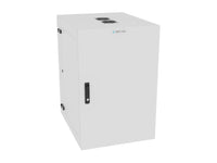 Vertiv GL36WMCMS-W-SC-AF-00 WM Premium 19Ux24x32 Fan Gray, Rails feature a horizontal/vertical cable tie down pattern and provisions for optional cable management D