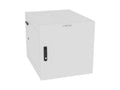 Vertiv GL24WMCMS-W-SC-00-00 WM Premium 12Ux24x32 Gray, Rails feature a horizontal/vertical cable tie down pattern and provisions for optional cable management D rings