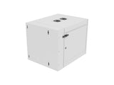 Vertiv GL24WMCMS-W-SE-AF-00 WM Premium 12Ux24x32 Fan Gray, Rails feature a horizontal/vertical cable tie down pattern and provisions for optional cable management D