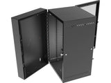 Vertiv GL36WMM-B-00 WM Essential 19Ux21x24 Gray - Nominal concentric knockouts on top, bottom, and back of rear section