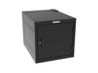 Vertiv GL24WDS-B-00 WD WM 11UX24X32 SOLID BLACK - Reversible mounting for left-hand or right-hand opening - Locking front door