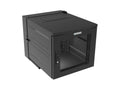 Vertiv GL24WDXM-B-SC-00 WDX WM 11UX24X32 MESH BLACK COMBO - Welded back panel and support shelf completely eliminates deflection