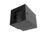 Vertiv GL24WDXM-B-SE-00 WDX WM 11UX24X32 MESH BLACK ELTRNC - Welded back panel and support shelf completely eliminates deflection