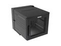 Vertiv GL24WDXM-B-SE-00 WDX WM 11UX24X32 MESH BLACK ELTRNC - Welded back panel and support shelf completely eliminates deflection
