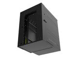 Vertiv GL36WDXM-B-SC-00 WDX WM 18Ux24x32 Black - Removable rectangular gland plate on top of the rear section features nominal concentric conduit knockouts