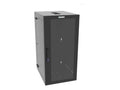 Vertiv GL48WMCMP-B-SE-AF-CM WM Premium 25Ux24x32 Fan Gray - Offset mounting rails create nearly 3.5 in of dedicated cable management space between the rail and side