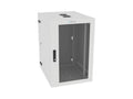 Vertiv GL36WMCMP-W-SH-AF-00 WM Premium 19Ux24x32 Gray - Offset mounting rails create nearly 3.5 in of dedicated cable management space between the rail and side