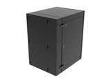 Vertiv GL36WMCMS-B-SE-00-00 WM Premium 19Ux24x32 Fan Gray - Offset mounting rails create nearly 3.5 in of dedicated cable management space between the rail and side