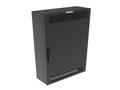 Vertiv GL48WLP-B-SE-AF WLP WM 6-10 Ux27x10 FanGray - Reversible mounting for left-hand or right-hand opening - Provisions on bottom for fan assembly