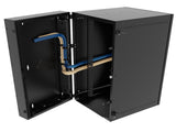 Vertiv GL48WMCMS-B-SH-00-CM WM Premium 25Ux24x32 Gray - Reversible mounting for left-hand or right-hand opening - Provisions on bottom for fan assembly