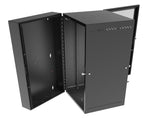 Vertiv GL48WMM-B-AF WM Essential 25Ux21x24 FanGray - Horseshoe knockouts allow already terminated cable to be installed or removed without having to disconnect