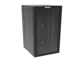 Vertiv GL48WMM-B-AF WM Essential 25Ux21x24 FanGray - Horseshoe knockouts allow already terminated cable to be installed or removed without having to disconnect
