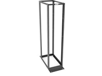 Vertiv 4P-45U36-B-SQM6 4 Post Rack 45U 20in 36in Black - Tapped rails: Aluminum construction; SQM6 rails: Cold rolled steel construction