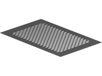 Vertiv TPES-PCC Top Panel Perf Tamper Resistant - Use with ES and EZ Cabinets - Black - Top panel hardware is not accessible outside of the cabinet to