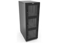Vertiv GL840CL-3048-3MM Colo Cabinet 3x14U 30in 48in Black - Dedicated vertical cable management raceways to each bay cannot be accessed from other compartments