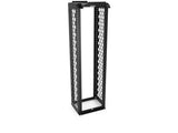 Vertiv CMRX-45U16-B-1224 CMRX 45U 24 in 16.25 in Black, Cable runway or basket tray can rest directly on top of the rack or can be supported by optional ladder rack