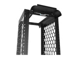 Vertiv CMRX-45U24-B-1224 CMRX 45U 24 in 24 in Black, Cable runway or basket tray can rest directly on top of the rack or can be supported by optional ladder rack