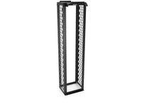 Vertiv CMRX-52U16-B-SQM6 CMRX 52U 24 in 16.25 in Black, Cable runway or basket tray can rest directly on top of the rack or can be supported by optional ladder rack