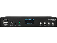 Aurora Multimedia IPX-TS3A-CF-PRO 3rd gen. 4K 10Gbps SDVoE AV-over-IP simultaneous encode/decode transceiver box with 2 HDMI in, 1 HDMI out and advanced scaling (ASIC model, copper+fi