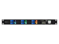 Vertiv VP4N31A6 rPDU, Monitored Unit Level, 30A, 277/480V WYE, 19.9kW, Horizontal, (12) Anderson 2005N4 Keyed SAF-D Grid Connectors