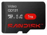 SanDisk SDSDQAS5-1T00-M-BP Vd QD131 UHS-I 1TB Microsd 160MB/s(R) / 18MB/s(W)