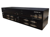SmartAVI SFXPRO-4P-RX-S Quad DVI-D, Stereo Audio, USB 2.0/1.1, RS-232 Multimode Fiber Receiver up to 1,500 ft.