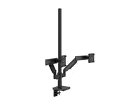 Humanscale X22BDSBT121NNNN M/Flex for Dual M2 Pro Monitor Arms with Sliders, 12 Post, Polished Aluminum with White Trim