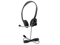 HamiltonBuhl HA2GC-P160 Personal Headset with Steel-Reinforced Mic, USB-C plug and Foam Ear Cushions - Pack of 160